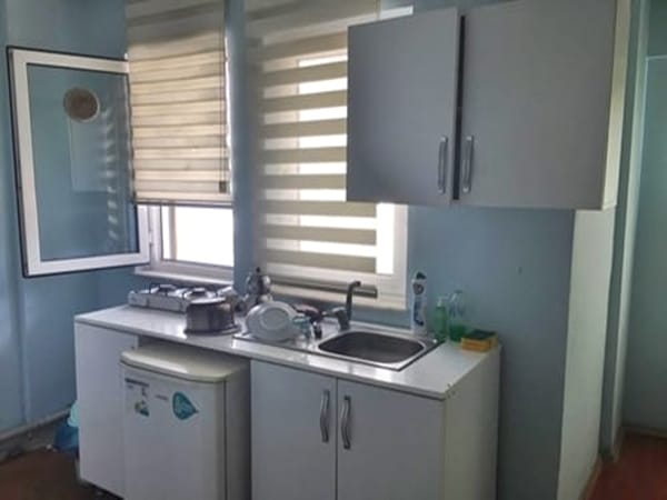 Home Park Suite 1+1 kiralık daire 1 Numaralı Günlük daire Mutfak