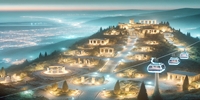 Samsun Amisos Tepesi Gece Manzarası